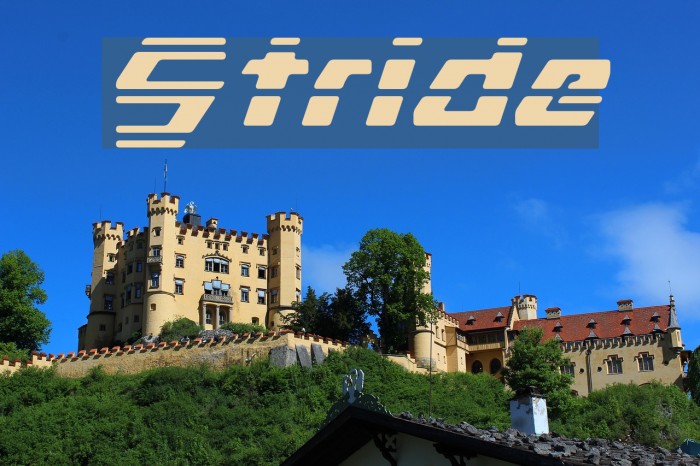 Stride Font examples