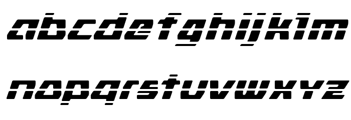 Stride Font LOWERCASE