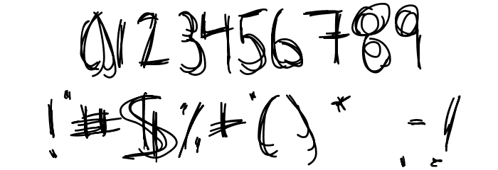 Stridslysten Medium Font OTHER CHARS