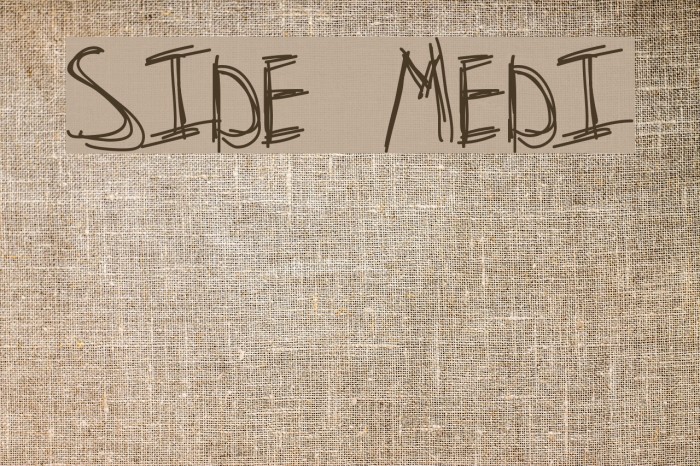 Stridslysten Medium Font examples