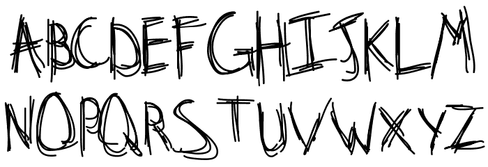 Stridslysten Medium Font LOWERCASE