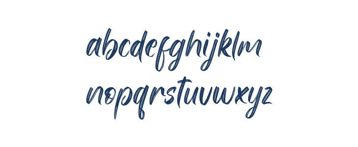 Stright Brush Lowercase