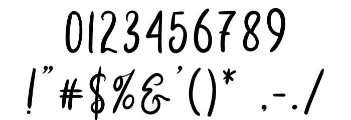 Stright Light Font OTHER CHARS