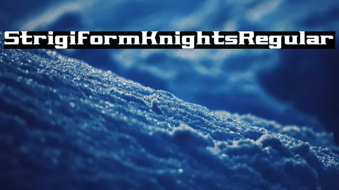 Strigiform Knights Regular Example 1