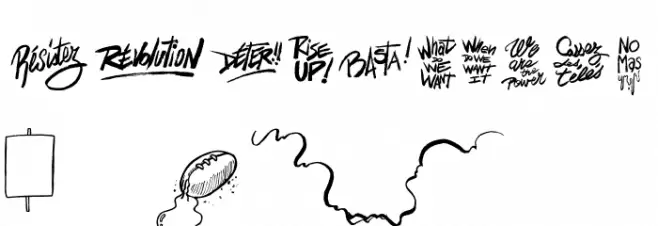 Strike Block Font OTHER CHARS