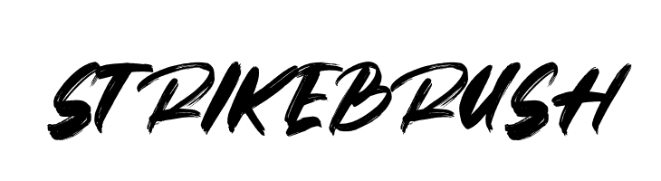 Strike Brush  Free Fonts Download