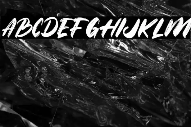 Strike Brush Font examples