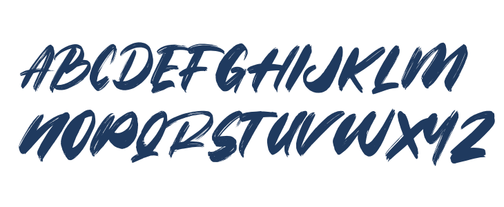 Strike Brush Lowercase