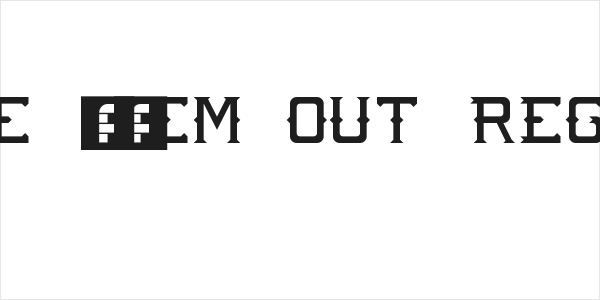 Strike 'Em Out Regular Logo