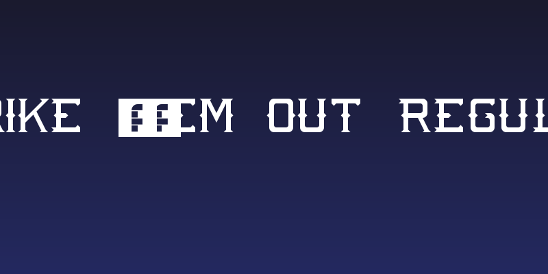 Strike 'Em Out Regular Social Header