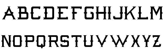 Strike 'Em Out Regular Font LOWERCASE