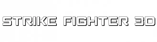 Strike Fighter 3D  Скачать бесплатные шрифты