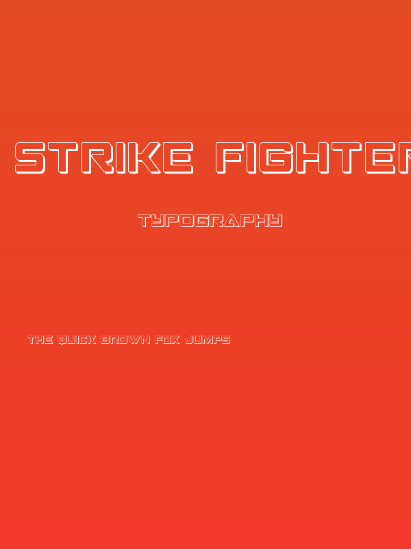Strike Fighter 3D Poster