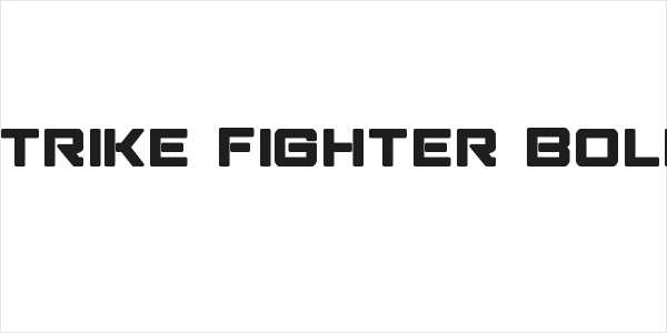 Strike Fighter Bold Logo