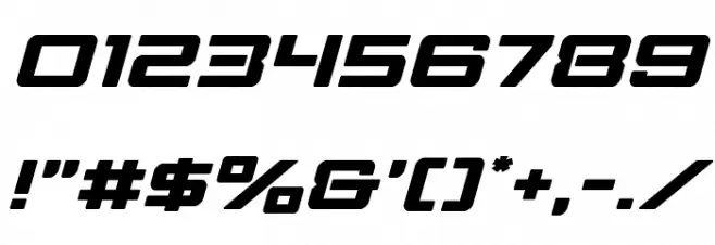 Strike Fighter Expanded Italic