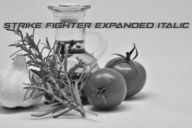 Strike Fighter Expanded Italic  examples
