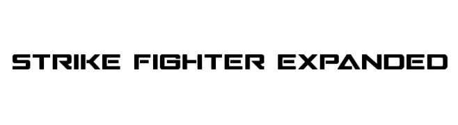 Strike Fighter Expanded  नि: शुल्क फ़ॉन्ट्स डाउनलोड