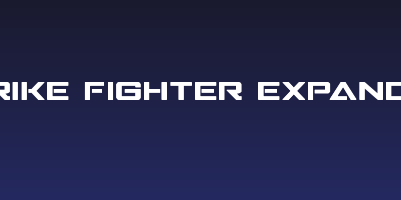 Strike Fighter Expanded Social Header