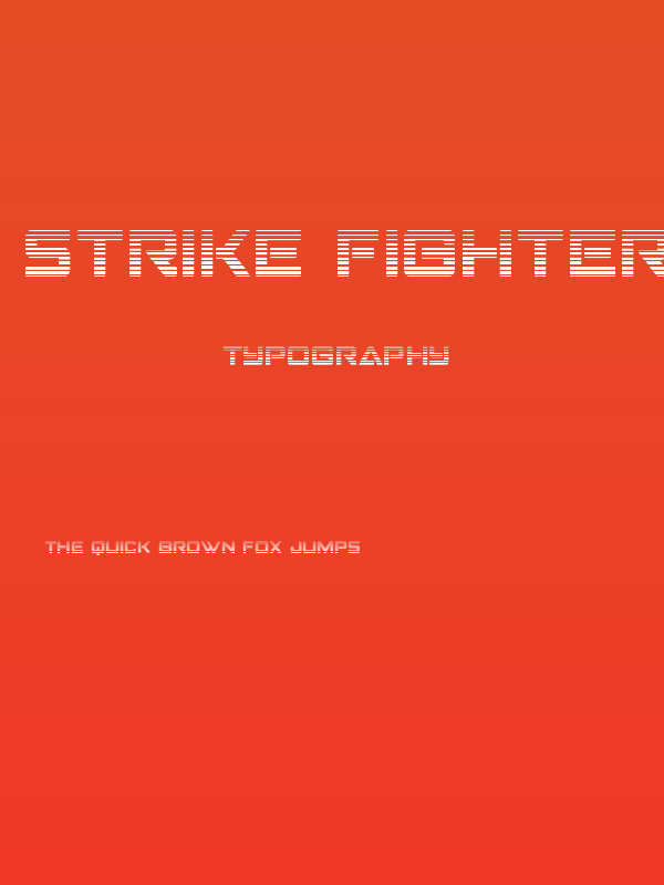 Strike Fighter Gradient Poster