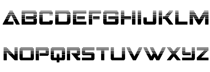 Strike Fighter Halftone Font LOWERCASE