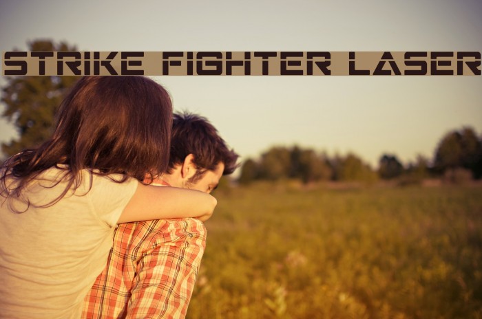 Strike Fighter Laser Font examples