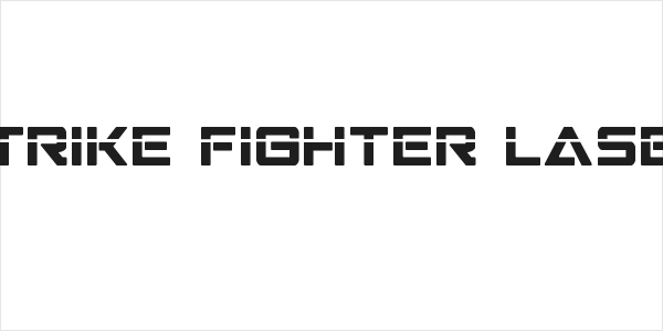 Strike Fighter Laser Logo