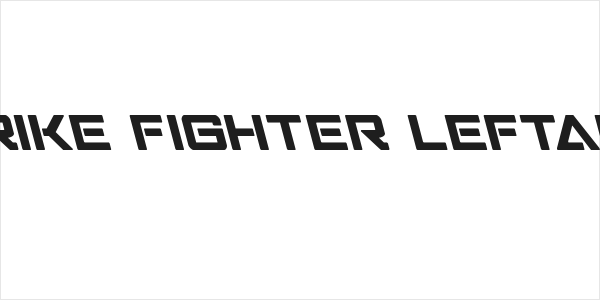Strike Fighter Leftalic Logo