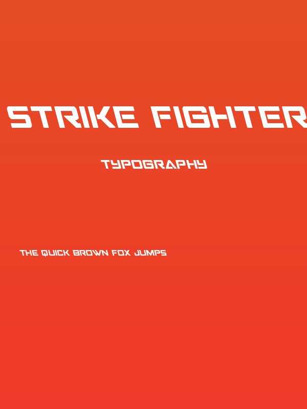 Strike Fighter Leftalic Poster