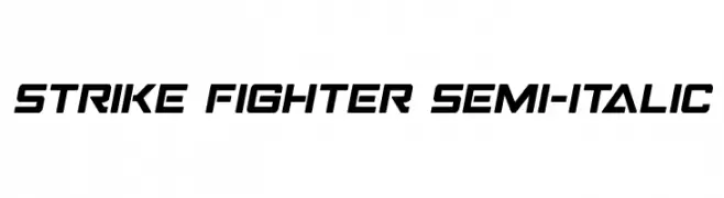 Strike Fighter Semi-Italic 