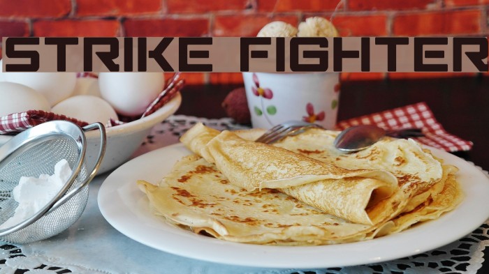 Strike Fighter Fonte examples