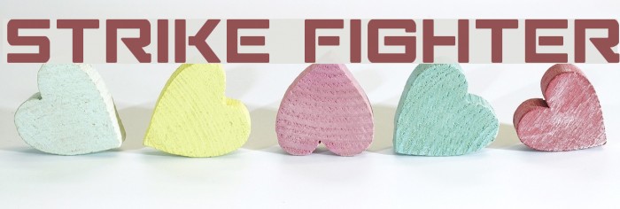 Strike Fighter Fonte examples