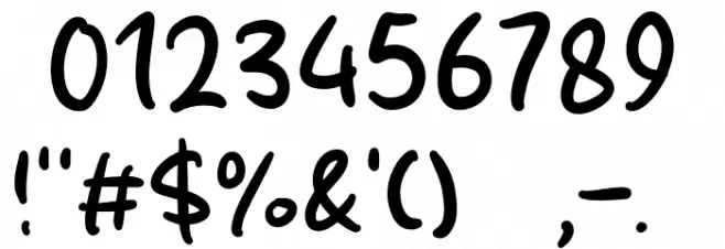 Strike Humble Schriftart Anderer Schreiben