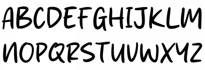 Strike Humble Schriftart Gro&szlig;