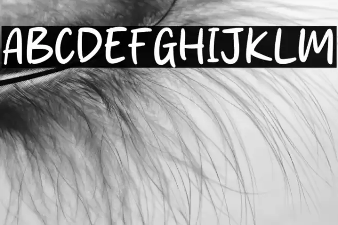 Strike Humble Schriftart examples