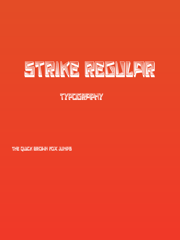 Strike Regular Poster