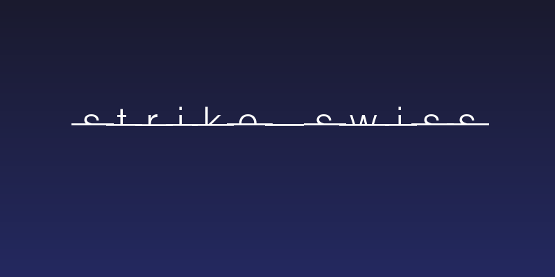 Strike-Swiss Social Header