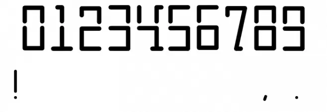 Strike Font OTHER CHARS