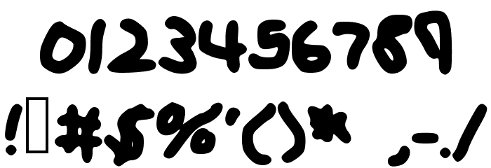 StrikeAPose Font OTHER CHARS