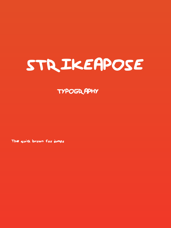 StrikeAPose Poster