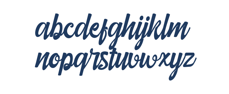 StrikeAloneScript Lowercase