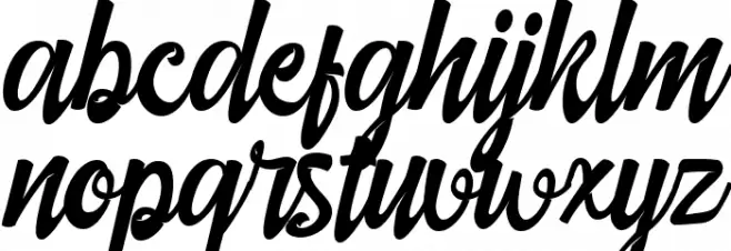 StrikeAloneScript Fonte MINÚSCULAS