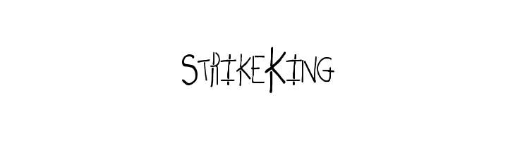 StrikeKing  Frei Schriftart Herunterladen