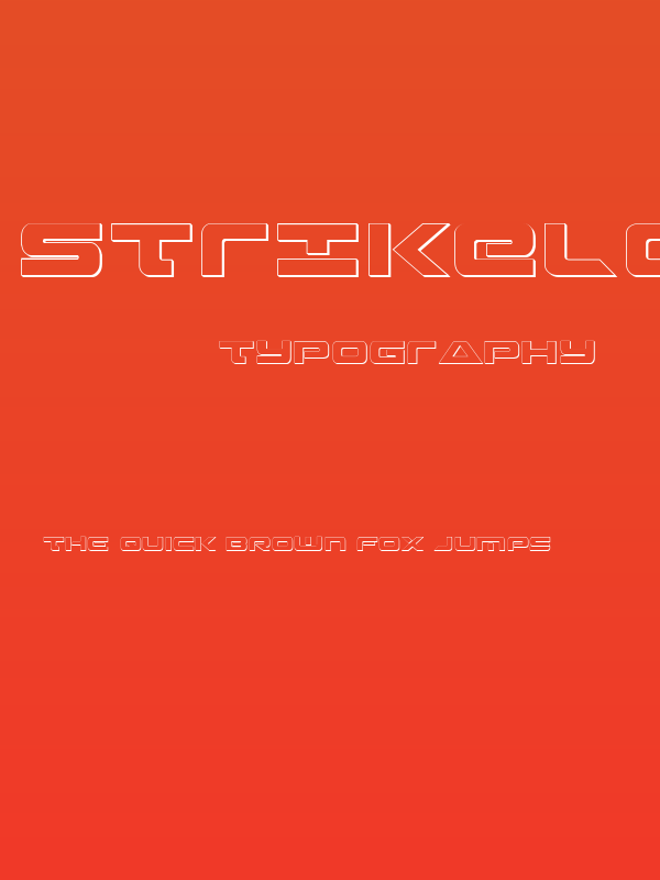 Strikelord 3D Regular Poster