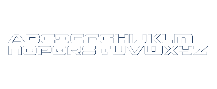 Strikelord 3D Regular Lowercase