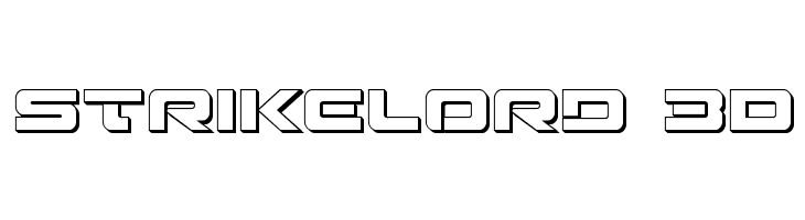 Strikelord 3D  Free Fonts Download