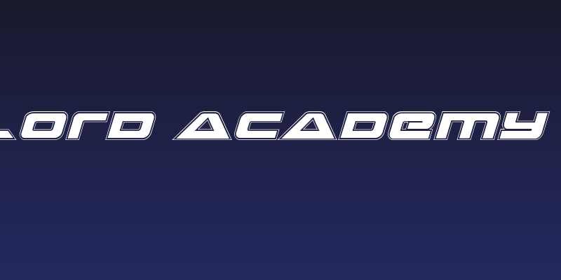 Strikelord Academy Italic Social Header