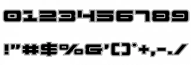 Strikelord Academy Font OTHER CHARS