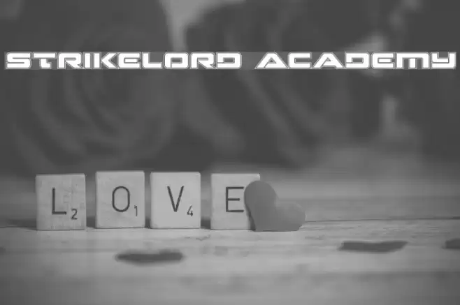 Strikelord Academy Font examples