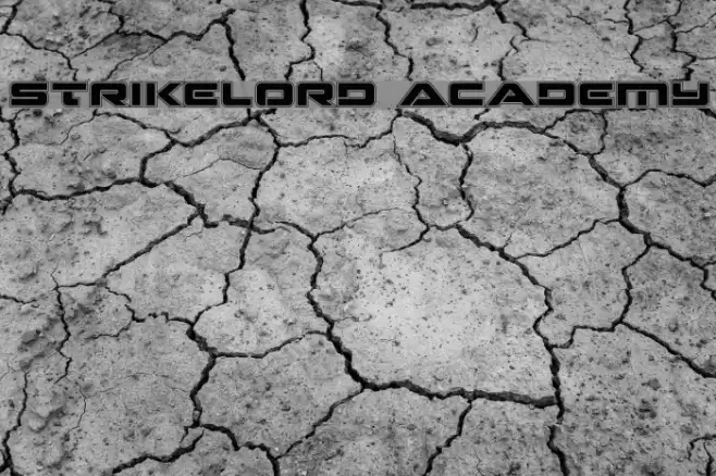 Strikelord Academy Font examples
