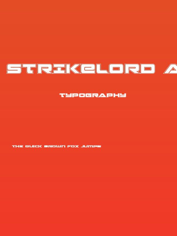 Strikelord Academy Poster